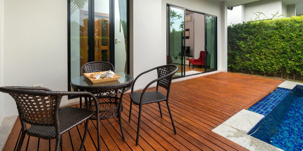 Sisustuslaina Terassin rakentaminen Euronder.fi